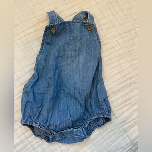 Blue Denim Kids Overalls Romper